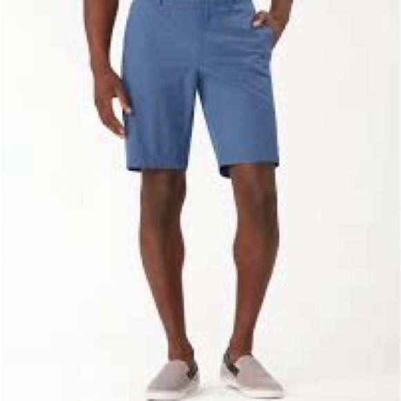 Tommy BAHAMA 10” Tencel Blend Blue Shorts Size 38